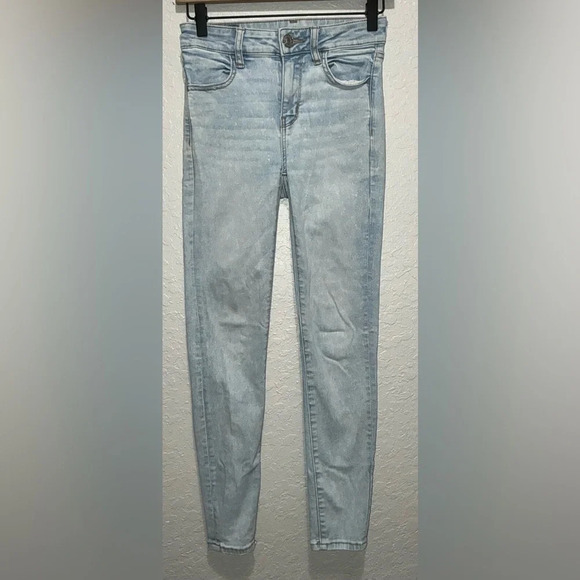 American Eagle Light Blue Hi-Rise Jegging (Ne(x)t Level Stretch Jean - Picture 1 of 12